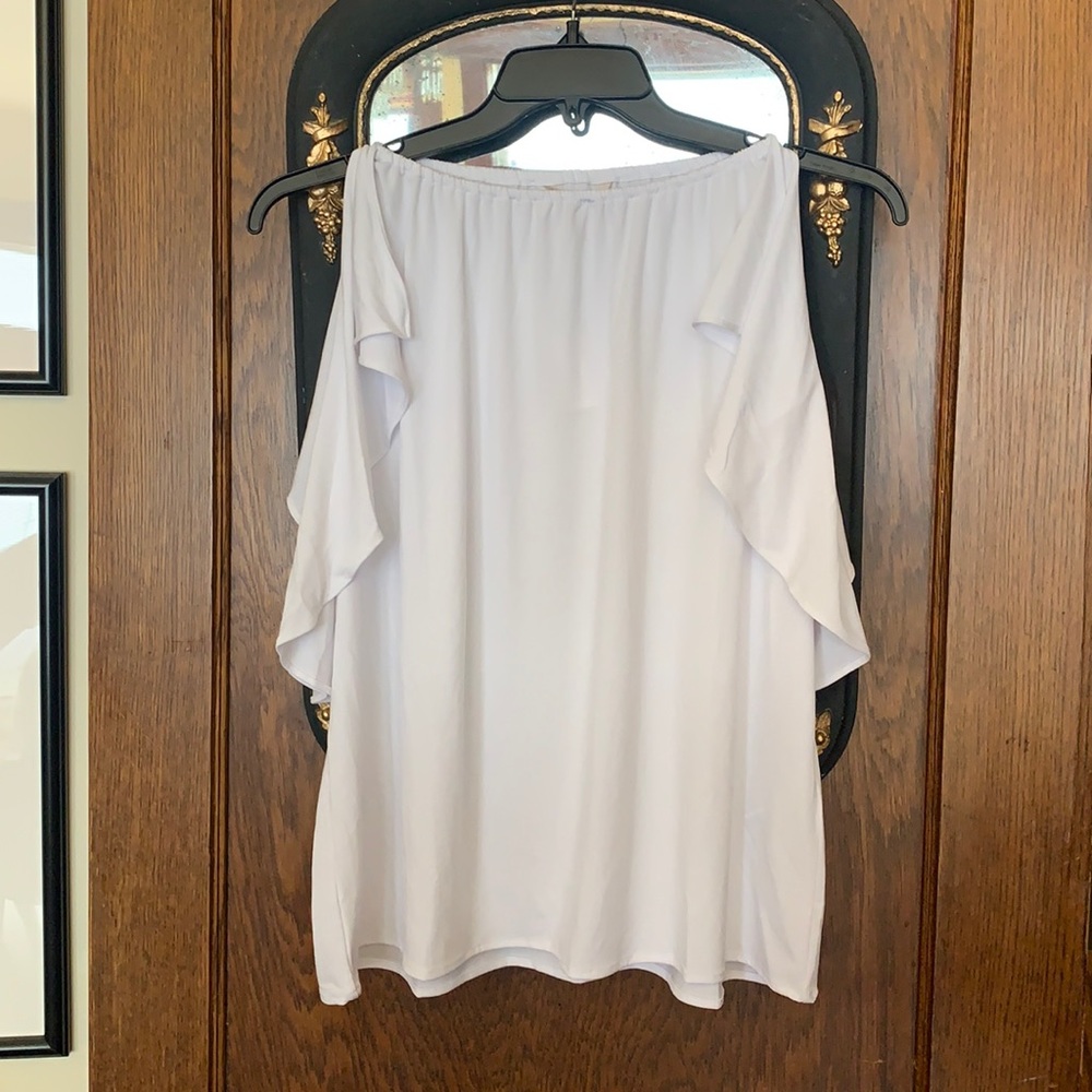 NWT Banana Republic flutter sleeve top XL